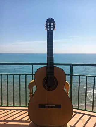 Guitarra Flamenca entera maciza prudencio Sáez fp1