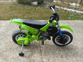 Moto Kawasaki Cross Infantil Verde