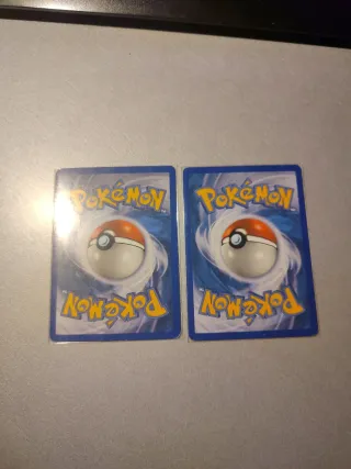 Cartas Pokémon Pichu y Pikachu antiguas