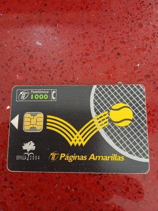 🇪🇦 4 Tarjetas Telefónicas Páginas Amarillas