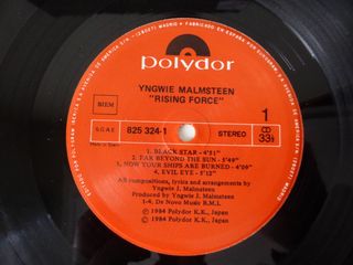 LP Vinilo=Yngwie J. Malmsteen -Rising Force (1984)