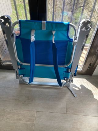 Silla Playa Aktive Azul y Turquesa