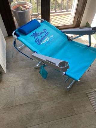 Silla Playa Aktive Azul y Turquesa