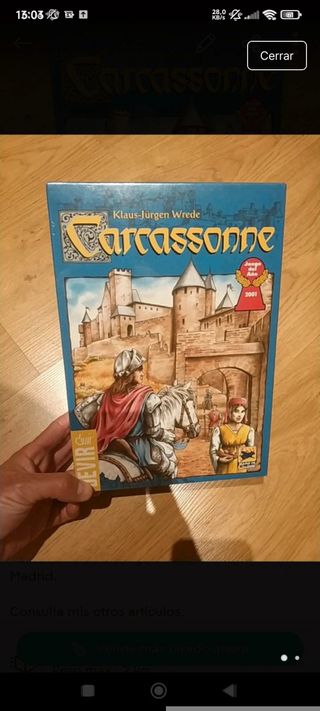 Juego Carcassonne Nuevo