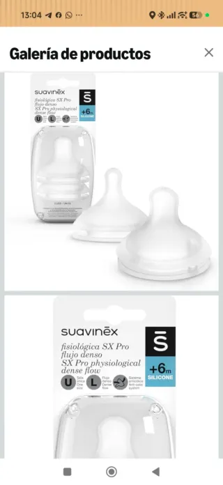 Tetina Suavinex SX Pro +6 Flujo Denso