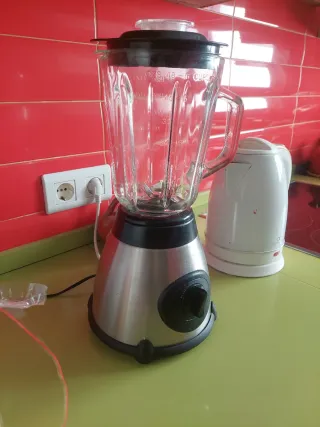 Batidora vaso cristal