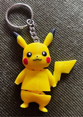 Llavero Pikachu 3D