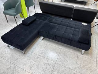 Chaise Longue Cama - Negro Reversible Nuevo