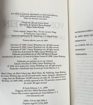 #877 Trilogía de Von Carstein - 1ª Edición