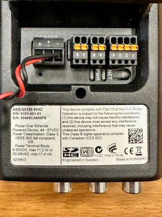 AXIS Q1755 50HZ Telecamera IP