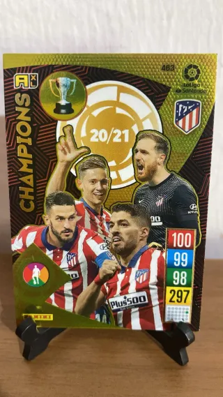 * Carta Fútbol Champions 2021 LaLiga Santander