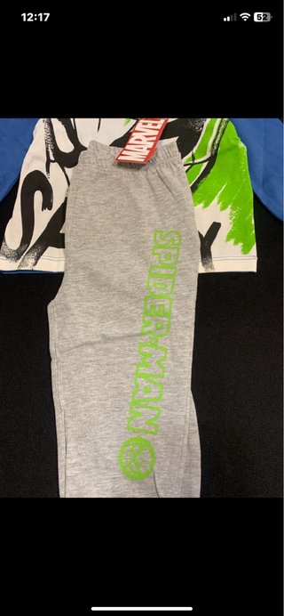 Pigiama Marvel 6/9 mesi nuovo
