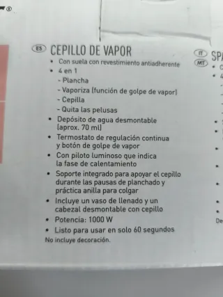 Cepillo de vapor Silver Crest