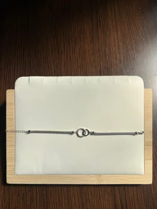 Pulsera Plata 925 con Doble Aro