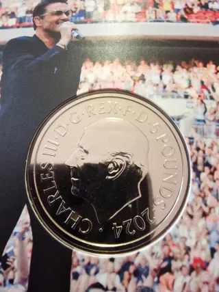 GRAN BRETAGNA - George Michael - 5 Sterline 2024.