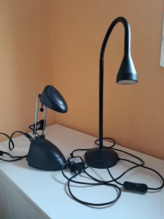 Flexo de escritorio negro