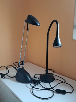 Flexo de escritorio negro