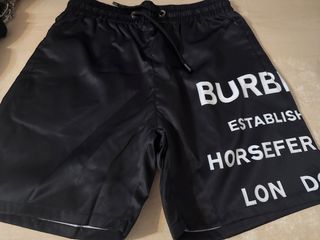 Bañador Burberry Negro Hombre