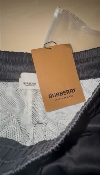 Bañador Burberry Negro Hombre