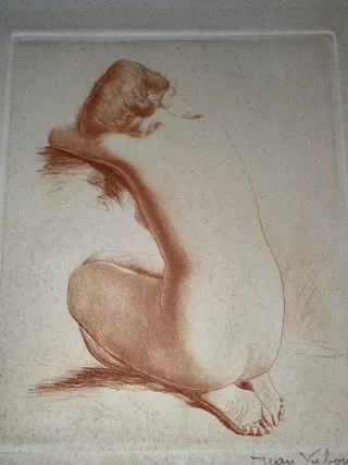 Obra gráfica firmada a lápiz