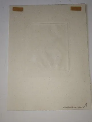 Obra gráfica firmada a lápiz