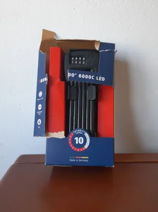 Candado plegable ABUS Bordo 6000C LED