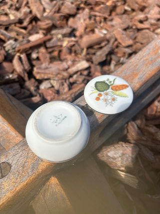 Caja porcelana filo oro SXX