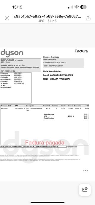 Asciugacapelli e piastra Dyson Airstrait blu nuovo