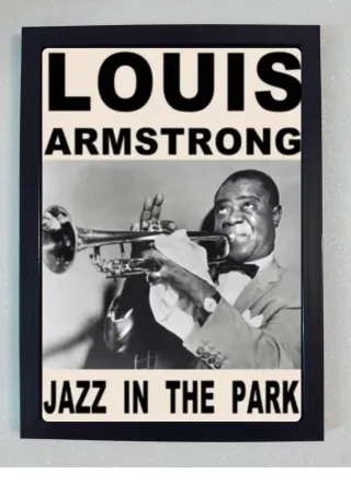 Quadro Louis Armstrong Jazz in the Park