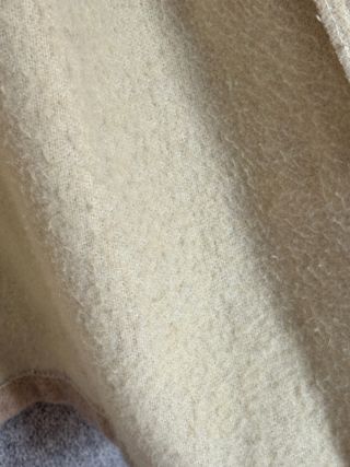 Abrigo dibutti lana beige / 42