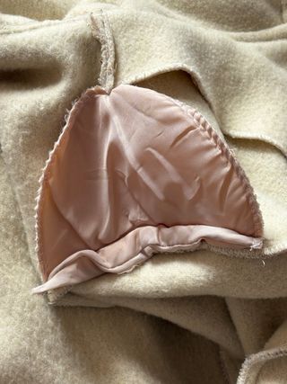 Abrigo dibutti lana beige / 42