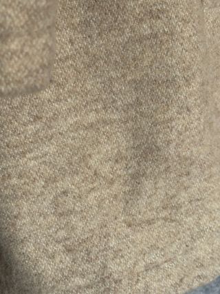 Abrigo dibutti lana beige / 42