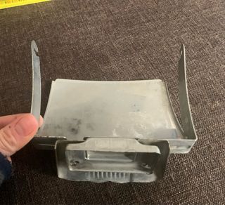 Porta carta igienica vintage metallo anni 70