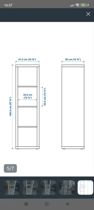 Scaffale Kallax Ikea Bianco