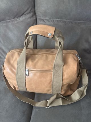 Maleta de mano beige/marrón