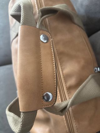 Maleta de mano beige/marrón