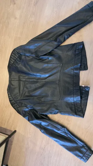 Cazadora polipiel Lefties XL/42 Negra