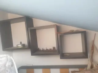 Estantería Cubo Madera y Metal