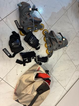 Patinete en línea talla 37