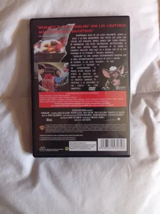 DVD Gremlins (Español).En perfecto estado