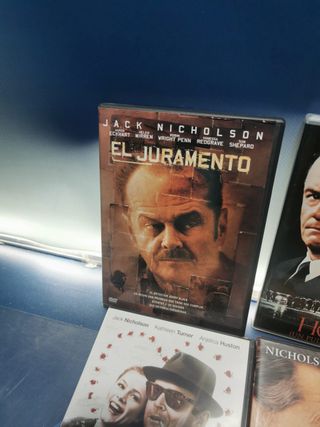 Lote 6 DVD peliculas JACK NICHOLSON-EL JURAMENTO-HOFFA-MEJOR...IMPOSIBLE-EJECUTIVO AGRESIVO y mas