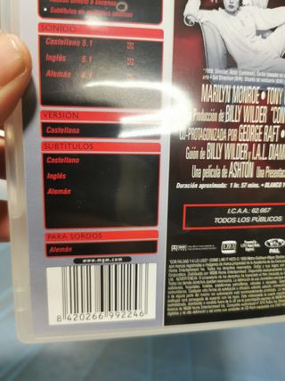 dvd CON FALDAS Y A LO LOCO DVD 1959 COMEDIA. - MARILYN MONROE , JACK LEMMON , TONY CURTIS