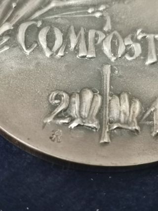 Medalla Plata Año Jubilar Compostelano 96gr