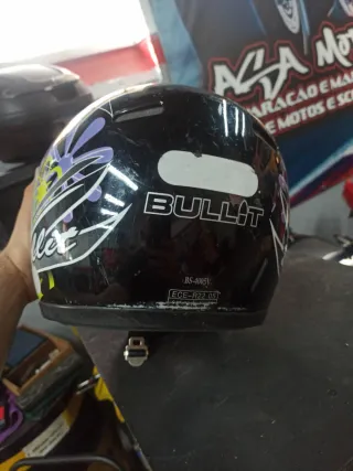 Capacete Bullit Preto e Rosa