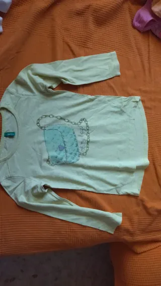 Lote 9 Camisetas Manga Larga Niña