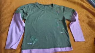 Lote 9 Camisetas Manga Larga Niña