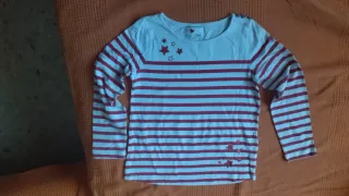 Lote 9 Camisetas Manga Larga Niña