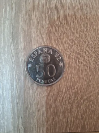 Moneda 50 Pesetas 1980 Mundial 82