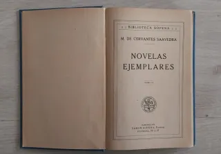 Novelas ejemplares. Editorial Sopena