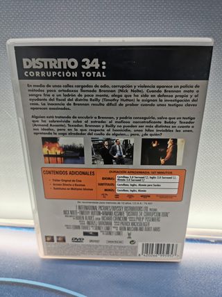 película DVD Distrito 34: Corrupción total , Nick nolte